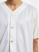 Karl Kani Camicia OG Block Pinstripe Baseball bianco