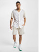 Karl Kani Camicia OG Block Pinstripe Baseball bianco