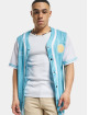 Karl Kani Camisa Varsity Block Pinstripe Baseball azul