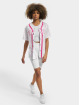 Karl Kani Camisa Woven Signature Old English Baseball blanco
