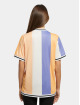 Karl Kani Camisa Serif Stripped Baseball púrpura