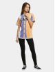 Karl Kani Camisa Serif Stripped Baseball púrpura