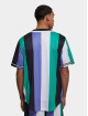 Karl Kani Camisa Varsity Striped Baseball verde