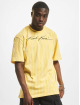 Karl Kani Camiseta Autraph Pinstripe amarillo