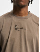 Karl Kani Camiseta Small Signature Destroyed marrón