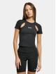 Karl Kani Camiseta Small Retro Shiny Jersey Cut Out negro
