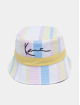 Karl Kani Chapeau Signature Reversible Stripe bleu