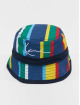 Karl Kani Chapeau Signature Reversible Stripe bleu