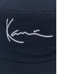 Karl Kani Chapeau Signature Reversible Stripe bleu
