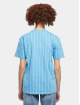 Karl Kani Chemise Small Pinstripe bleu