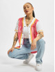 Karl Kani Chemise Block Pinstripe Baseball magenta