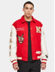 Karl Kani College Jacke Retro Patch Block College rot