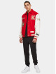 Karl Kani College Jacke Retro Patch Block College rot