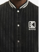 Karl Kani College jakke Block Pinstripe svart