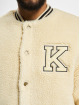 Karl Kani Collegejakker Retro Patch Teddy College Jacket beige