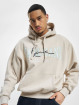 Karl Kani Felpa con cappuccio College Signature bianco