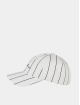 Karl Kani Flexfitted Cap Signature Pinstripe Flexfitted hvid