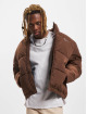 Karl Kani Gewatteerde jassen Chest Signature bruin