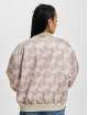 Karl Kani Giubbotto Bomber Woven Signature Reversible Satin beige