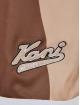 Karl Kani Hemd Varsity Striped Baseball blau