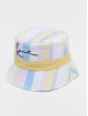 Karl Kani hoed Signature Reversible Stripe blauw