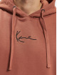 Karl Kani Hoodies Small Signature Essential hnědý