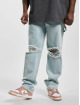 Karl Kani Jeans baggy Retro Baggy Workwear Knee Cut blu
