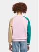 Karl Kani Jersey Serif Block College Crew Neck fucsia