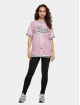 Karl Kani Kauluspaidat Varsity Pinstripe Baseball vaaleanpunainen
