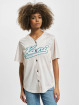 Karl Kani Košile Varsity Pinstripe Baseball bílý