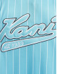 Karl Kani Košile Varsity Block Pinstripe Baseball modrý