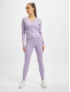 Karl Kani Leggings/Treggings Signature Rib Knit lilla