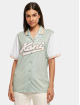 Karl Kani overhemd Varsity Block Baseball groen
