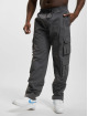 Karl Kani Pantalone Cargo Rubber Signature Tapered grigio