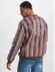 Karl Kani Puserot Small Signature Striped Crew ruskea