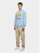 Karl Kani Puserot Woven Signature Flower Knit Crew sininen