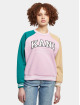 Karl Kani Puserot Serif Block College Crew Neck vaaleanpunainen