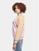 Karl Kani Puserot Serif Block College Crew Neck vaaleanpunainen
