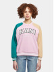 Karl Kani Puserot Serif Block College Crew Neck vaaleanpunainen
