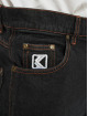 Karl Kani Short Og Rinse Denim noir