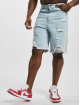 Karl Kani Shorts Og Heavy Distressed Denim blå