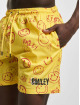 Karl Kani shorts Signature Smiley® Resort geel