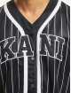 Karl Kani Skjorta Serif Pinstripe Baseball svart