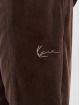Karl Kani Straight Fit farkut Small Signature Velvet ruskea