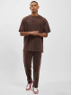Karl Kani Straight Fit farkut Small Signature Velvet ruskea