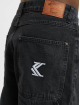 Karl Kani Straight Fit Jeans Retro Workwear Distressed čern