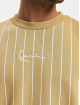 Karl Kani Svetry Small Signature Pinstripe Crew béžový