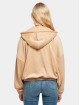 Karl Kani Sweatvest Chest Signature Velvet Logo beige