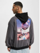 Karl Kani Sweatvest Chest Signature Metaverse Block Full Zip grijs