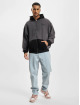 Karl Kani Sweatvest Chest Signature Metaverse Block Full Zip grijs
